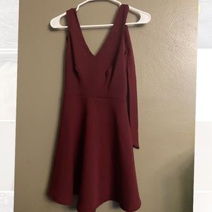 Womans red B.smart flows dress
